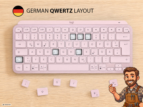 Logitech keys mini rosa - mx,